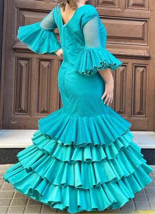 Traje de Flamenca Popelín Talla 42-44-46