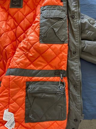 Cazadora Pull&Bear verde invierno
