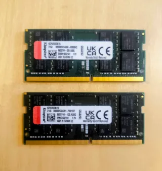 32GB Dual Channel Kingston 2Rx8 (2x16GB) DDR4 NEW 