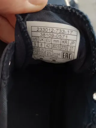 Zapatillas Levis Azul y Blanco