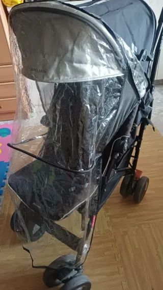 Silla de paseo McLaren Negro y Gris