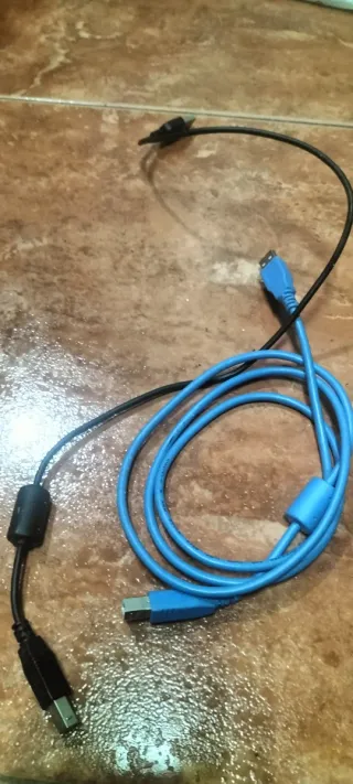 Cables USB 3.0 Negro y Azul