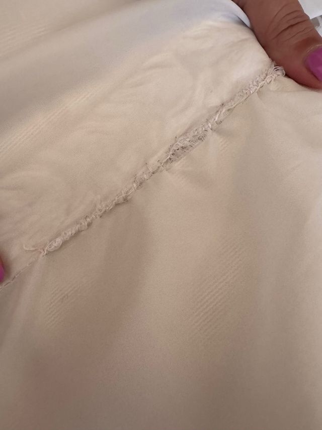 Abrigo de pelo beige