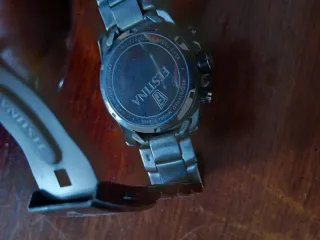 Reloj Festina Cronógrafo Negro y Plateado
