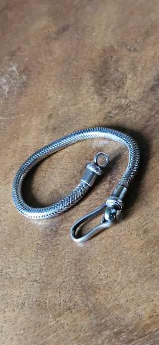 Bracciale snake argento 925 punzonato
