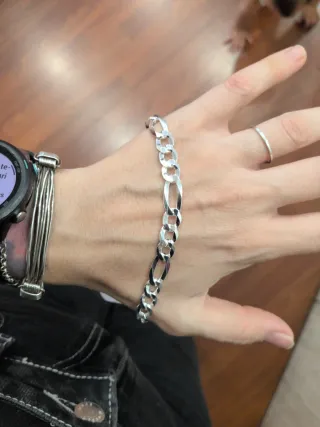 Pulsera Cartier Gruesa Plata
