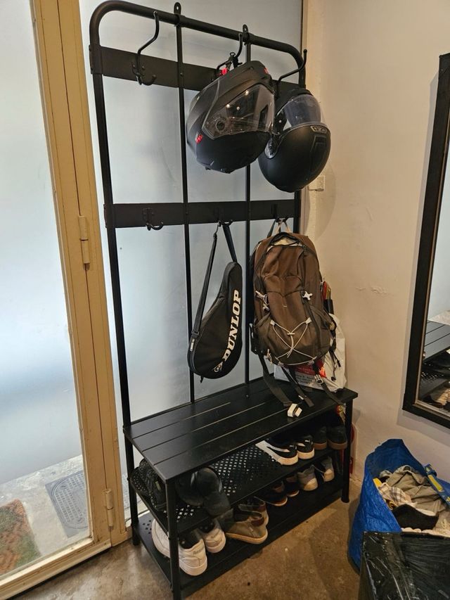 Appendiabiti e scarpiera IKEA Pinnig neri