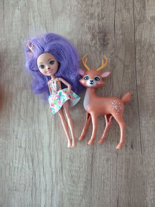 Lote Muñecas Enchantimals con Mascotas. 4€ sueltas