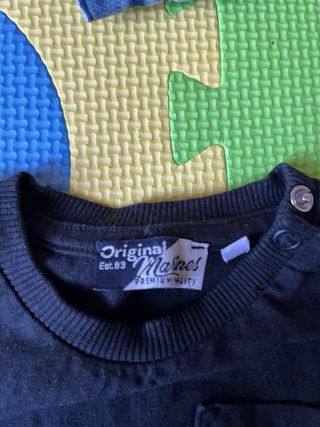 Lotto 2 magliette 1 camicia neonato 3-6 mesi