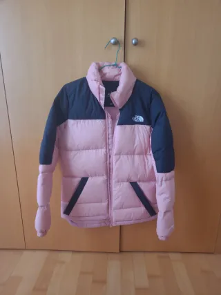 Anorak The North Face rosa y negro
