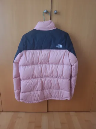 Anorak The North Face rosa y negro
