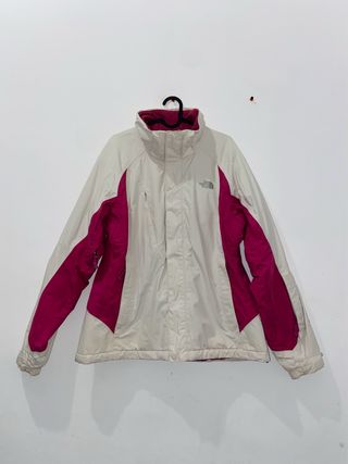 The North Face Hyvent Chaqueta Rosa y Blanca