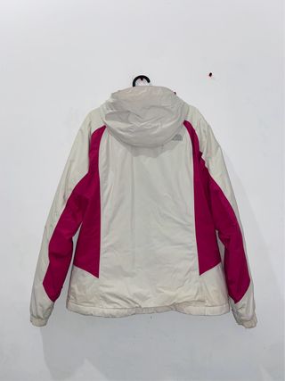 The North Face Hyvent Chaqueta Rosa y Blanca