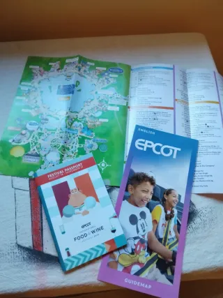 Mapas Epcot Disney world orlando Florida