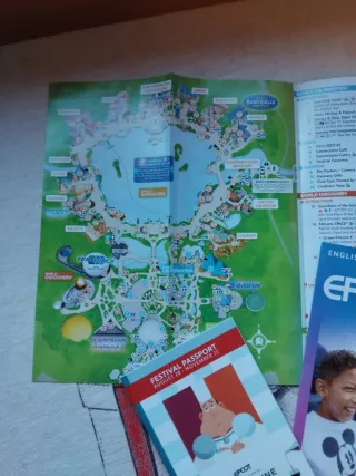 Mapas Epcot Disney world orlando Florida