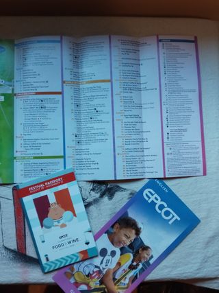 Mapas Epcot Disney world orlando Florida