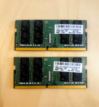 32GB Dual Channel Samsung 2Rx8 (2x16GB) DDR4 RAM 