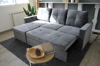 ¡CHAISELONGUE CAMA REVERSIBLE NUEVO!