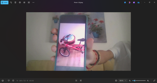 Bicicleta infantil roja