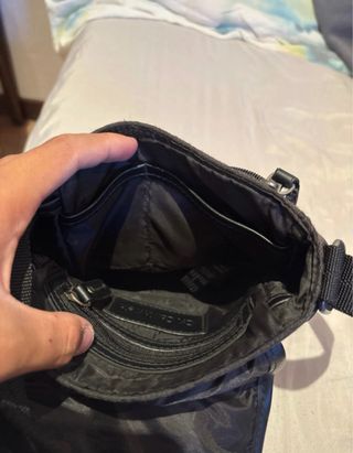 Tracolla Calvin Klein marrone monogram