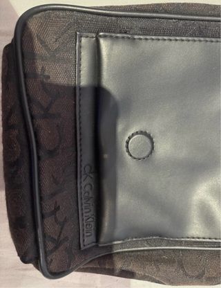 Tracolla Calvin Klein marrone monogram