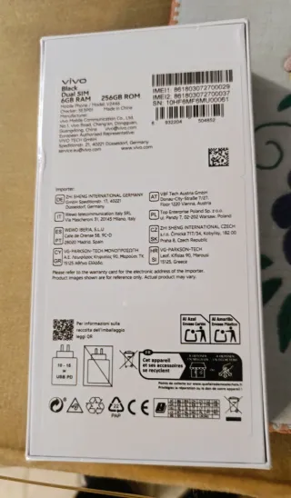 Telefono cellulare Vivo Y29s 5G 256 GB nero