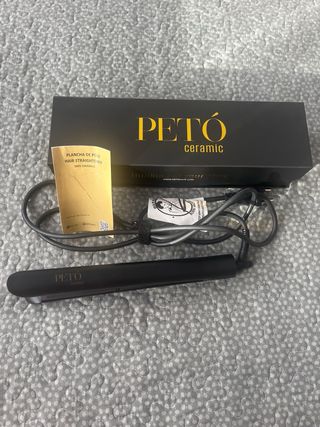 Plancha Pelo Profesional Peto Hair Negra