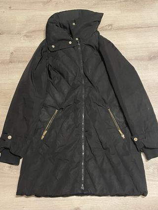 Abrigo largo mujer negro Calvin Klein