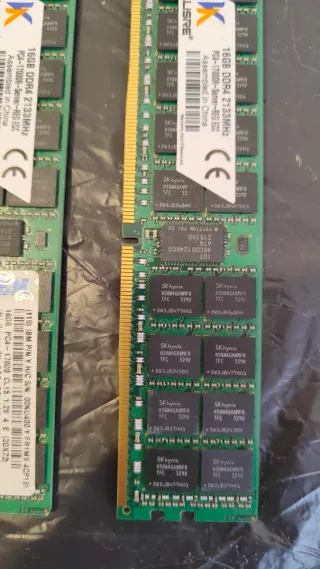 Memoria DDR4 ECC 32GB (16x2) 2133MHz