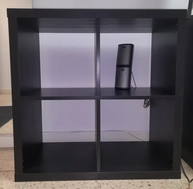 2 Estanterías Kallax Ikea Negra