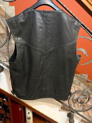 Gilet/Panciotto in vera pelle vintage 