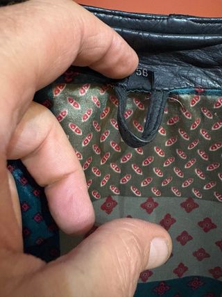 Gilet/Panciotto in vera pelle vintage 