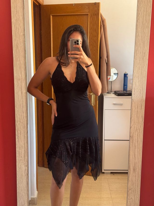 Vestido Negro Talla Única