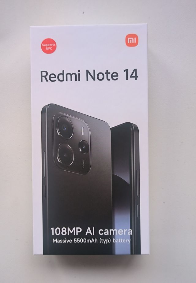 Xiaomi Redmi Note 14 Preto Novo