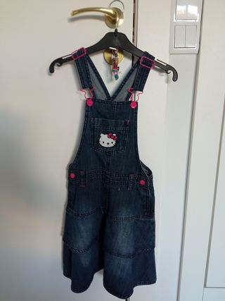 Petos Vaqueros Hello Kitty Talla 6-7 Años 122cm