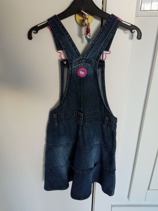 Petos Vaqueros Hello Kitty Talla 6-7 Años 122cm