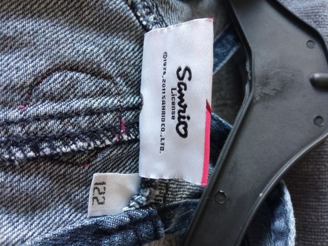 Petos Vaqueros Hello Kitty Talla 6-7 Años 122cm