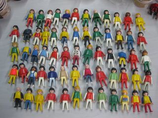 Lote 60 Figuras Playmobil Antiguas Piezas