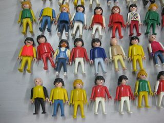 Lote 60 Figuras Playmobil Antiguas Piezas