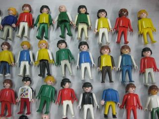 Lote 60 Figuras Playmobil Antiguas Piezas