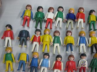 Lote 60 Figuras Playmobil Antiguas Piezas
