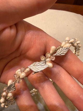 Tocado/Diadema Novia Hecho a Mano. Boda.