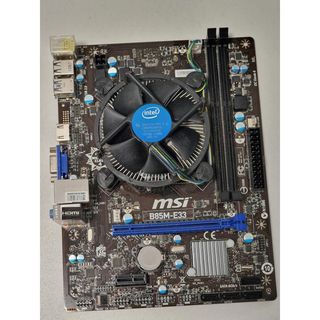Placa Base MSI B85M-E33 + Intel i5-4460