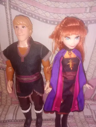 Muñecos Kristoff y Anna Frozen