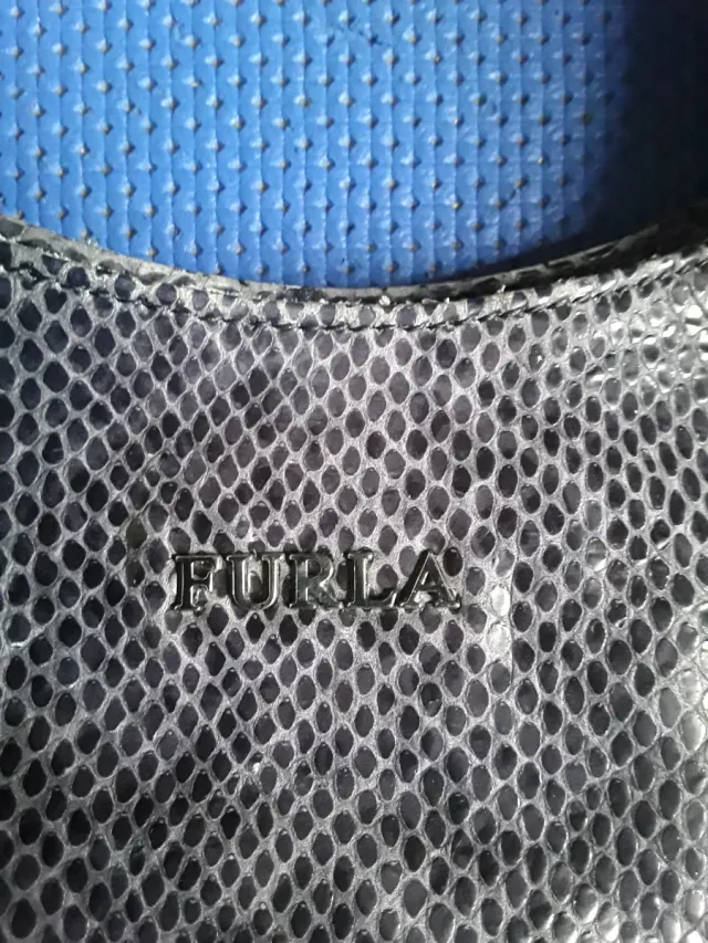 Borsa Furla in pelle vintage effetto pitone