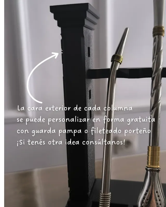 Porta bombillas para mate Argentina Uruguay