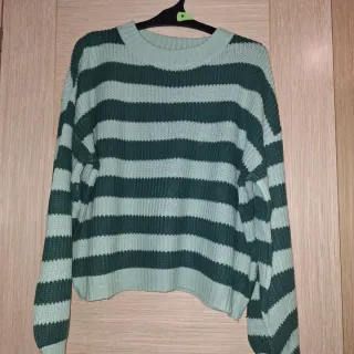 Jersey verde de rayas Talla M