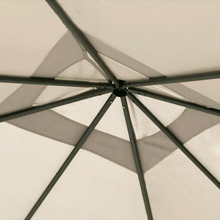 Gazebo da Giardino 3x3 mt Struttura Tubolare in Ac