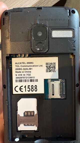 Telefono Alcatel 2008G nero
