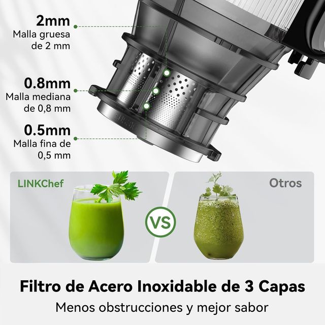 Licuadora de prensado en frío LINKchef